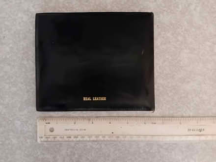 Photo of free Leather 'blue' badge wallet (Sutton SS4) #3