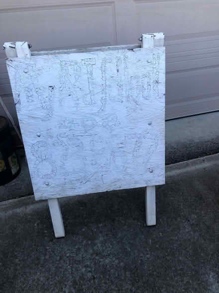 Photo of free A-frame display sign (West San Jose by Lynbrook High) #1