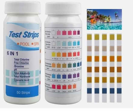 Photo of free Chlorine Dip Test Strips Hot Tub SPA Swimming Pool PH Tester (Bernards Heath AL1) #1