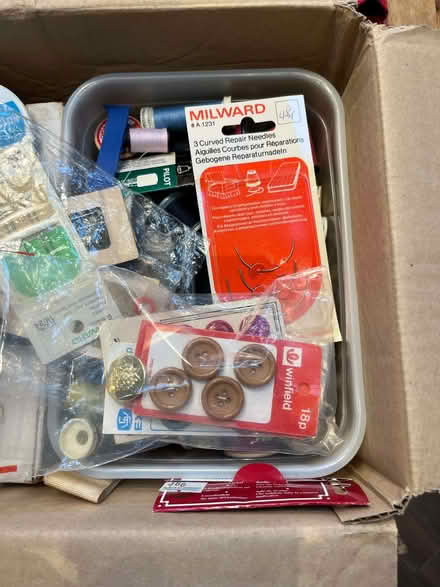 Photo of free Box of Dressmaking Materials (Fenham) #2