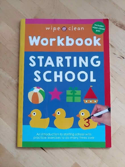 Photo of free Starting school wipe-clean workbook (Barons Court W14) #1