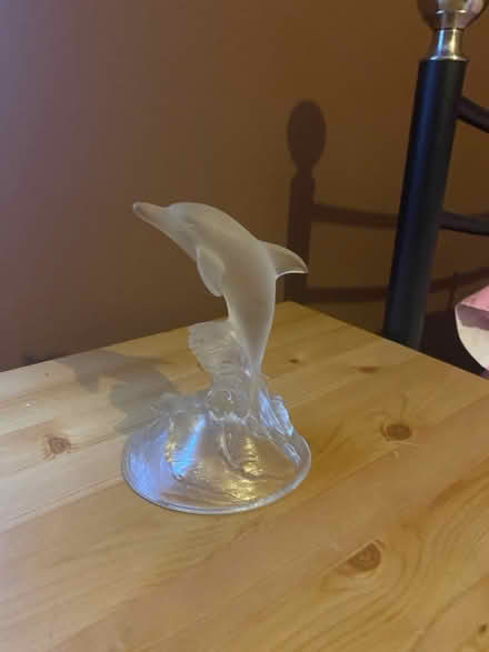 Photo of free Glass Dolphin Ornament (Tadworth KT20) #1