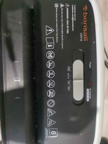 Photo of free Paper shredder has pin inside if you can remove it (Longsight M12) #1