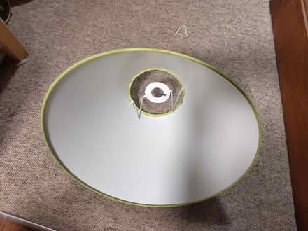 Photo of free Lime green lamp shade, 34cm diameter (Lower Earley RG6) #2