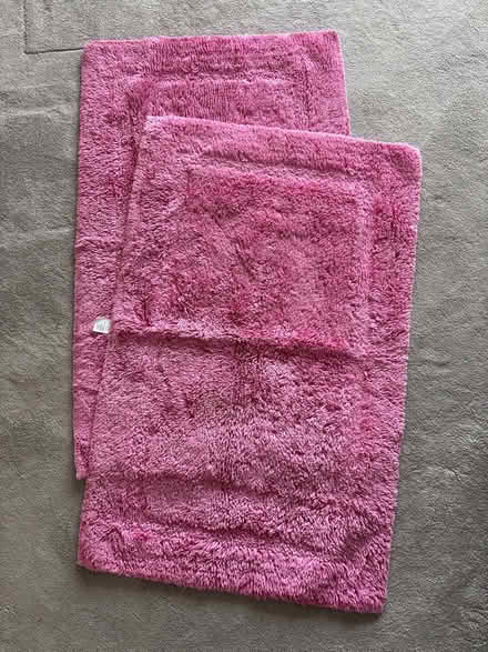 Photo of free 2 pink bath mats (Oxenholme LA9) #1