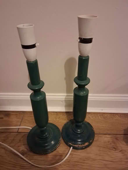 Photo of free Two wooden lamp bases (Clarkston G76) #1