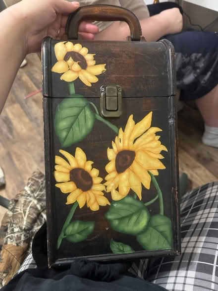 Photo of free Hand painted wooden wine box (Naugatuck CT) #1