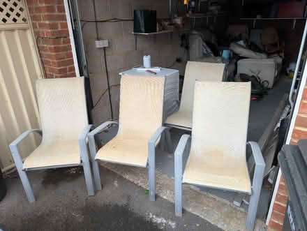 Photo of free Set of 4 garden chairs (Martock TA12) #1