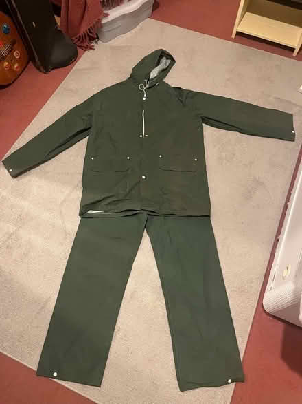 Photo of free Waterproof trousers and jacket size medium (Hobson NE16) #1
