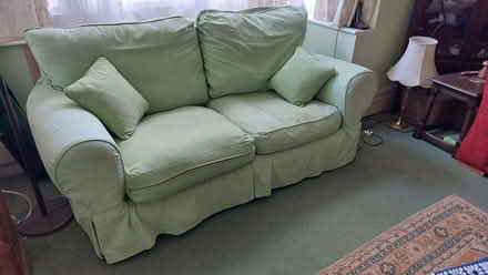 Photo of free Light green 3 seater sofa (Eastbourne BN21) #1