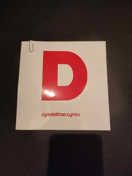 Photo of free D plates for dysgwr/learner (Culverhouse Cross CF5) #1