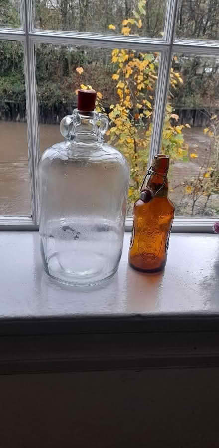 Photo of free 8 glass demijohns & 6 swing top glassbottles (Kingsmead) #1