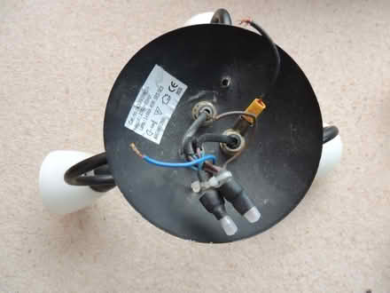 Photo of free 3 Opal Glass Ceiling Light (Great Moulton NR15) #2