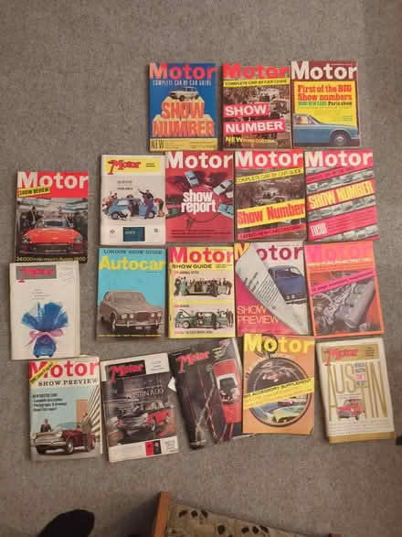 Photo of free 1969s London Motor Show catalogues (DE23) #1