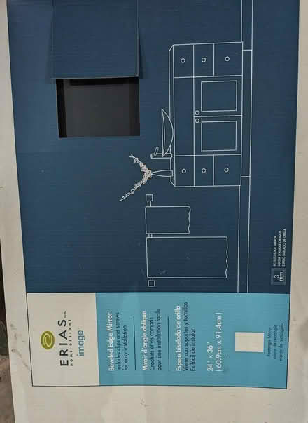 Photo of free Wall Mirror 24" x 36" (In Box) (Ayer, MA) #1