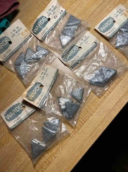 Photo of free Lead curtain weights (Ashby & Sacramento) #1