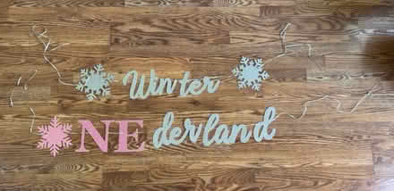 Photo of free One year old birthday decoration (West side) #1