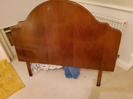Photo of free Lovely solid wood headboard (Bexhill on Sea) #1