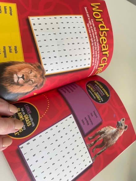 Photo of free NEW, Animals puzzle book (Longbarn WA2) #1