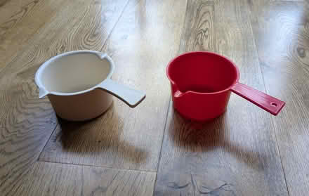 Photo of free Plastic microwave "saucepans" (Baldock SG7) #1