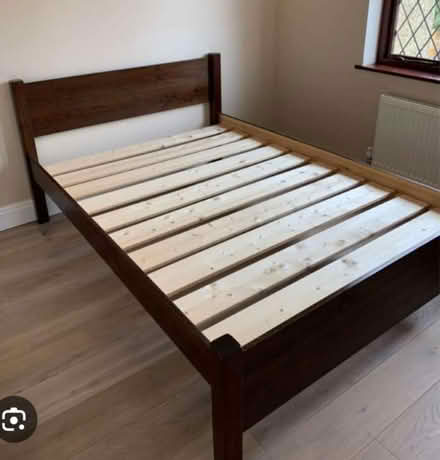 Photo of free Warren Evans Wooden Bed (Colliers Wood SW19) #3