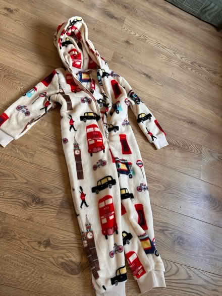 Photo of free M&S fleecy onesie - London theme (Carnforth LA5) #1