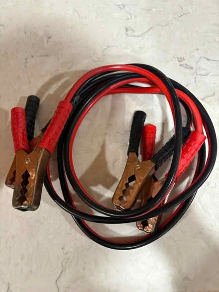 Photo of free Car Battery Jumper Cables 8’ long (Off Pulaski Rd) #1