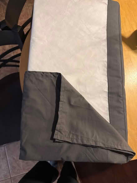 Photo of free King size bed skirt (Troy, off Adams bet BB/Wattles) #1
