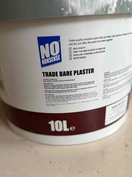 Photo of free bare plaster paint (M33) #1