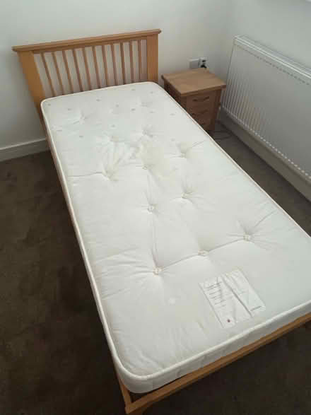 Photo of free Single Oak Bed VGC (CT9) #1