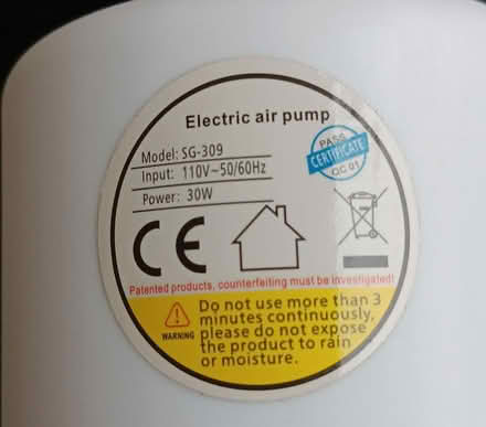 Photo of free Electric air pump (Maple Leaf) #3