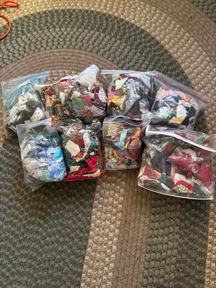 Photo of free Fabric strips and scraps (Ossining) #1