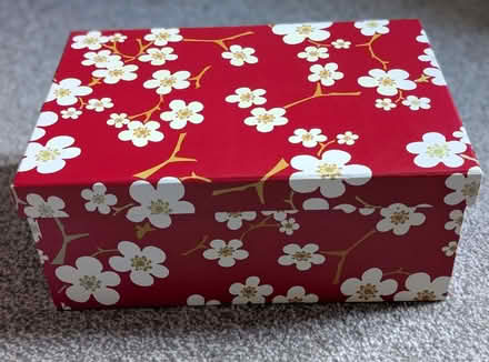 Photo of free Floral storage boxes x 3 (Carmarthen) #3