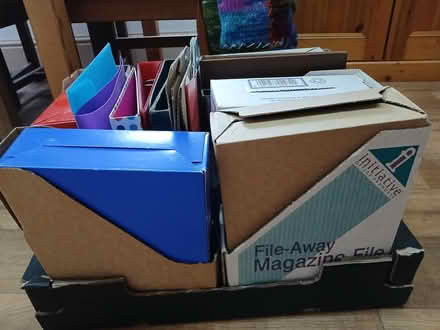 Photo of free Magazine Boxes, Ring Binders, etc (Hereford - Tupsley) #1