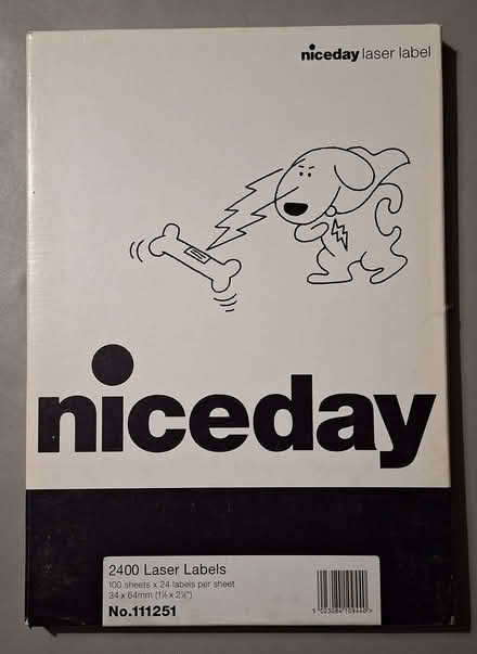 Photo of free Box of Paper Labels sheets (Epping CM16) #1