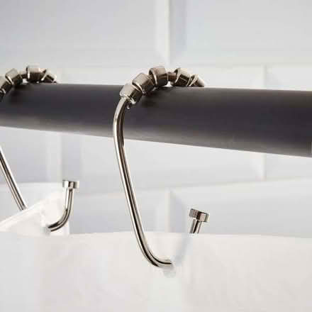 Photo of free Open shower curtain hooks x12 (Saint George's CO2) #1