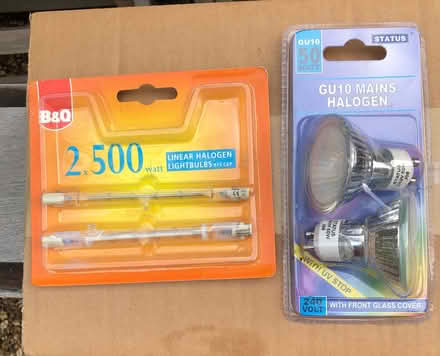 Photo of free 500w + gu10 halogen lightbulbs (Hazel Grove Fiveways SK7) #1
