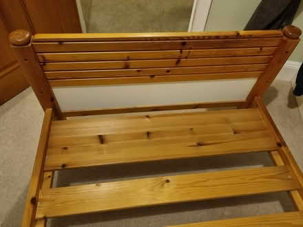 Photo of free Single wooden bed frame (Dorking RH4) #3