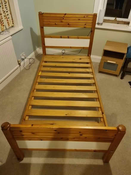 Photo of free Single wooden bed frame (Dorking RH4) #1