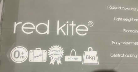 Photo of free Red kite travel cot - (no mattress) (Lewisham) #2