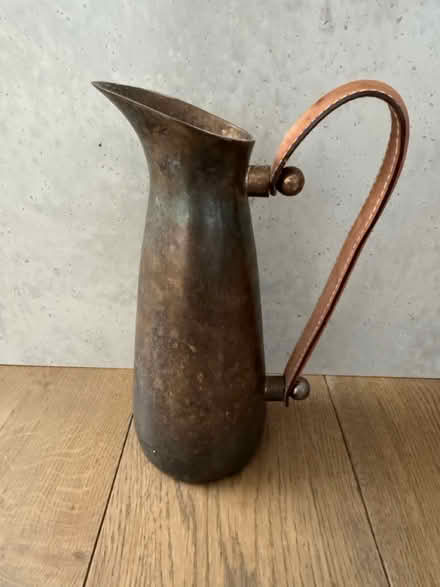 Photo of free Silver carafe with leather handle (SE26) #1