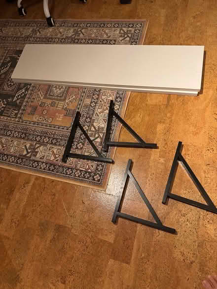 Photo of free Ikea white shelves & brackets (Fairlington/ Shirlington area) #1