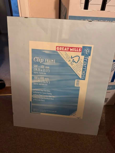 Photo of free 500 x 600 mm clip frame (Newport Pagnell MK16) #1