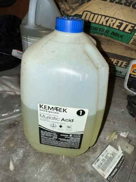 Photo of free Muriatic acid (Oceanside) #1