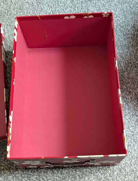 Photo of free Floral storage boxes x 3 (Carmarthen SA31) #4