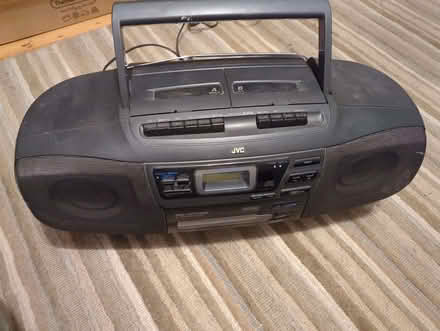 Photo of free JVC cd + FM radio portable 'ghettoblaster' (Eastbourne BN21) #1
