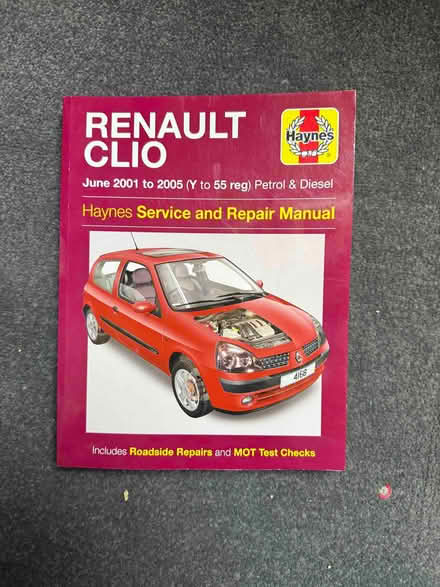 Photo of free Haynes manual for Renault Clio 2001 - 2005 (Lower Earley RG6) #1
