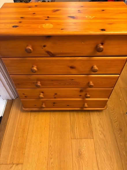 Photo of free Wooden chest of draws (Caversham Park RG4) #1