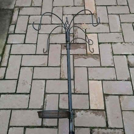 Photo of free 8ft tall metal bird feeding station (Hollybush NP44) #2