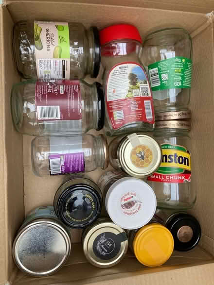 Photo of free Glass jars (Motspur Park KT3) #2